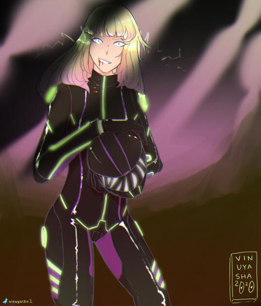 Half-body, full-color, partial BG $85